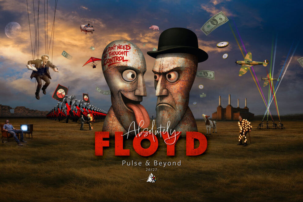 Absolutely Floyd brengt een Pink Floyd tributeconcert naar de Brikke Oave in Brunssum tijdens de Pulse & Beyond Tour